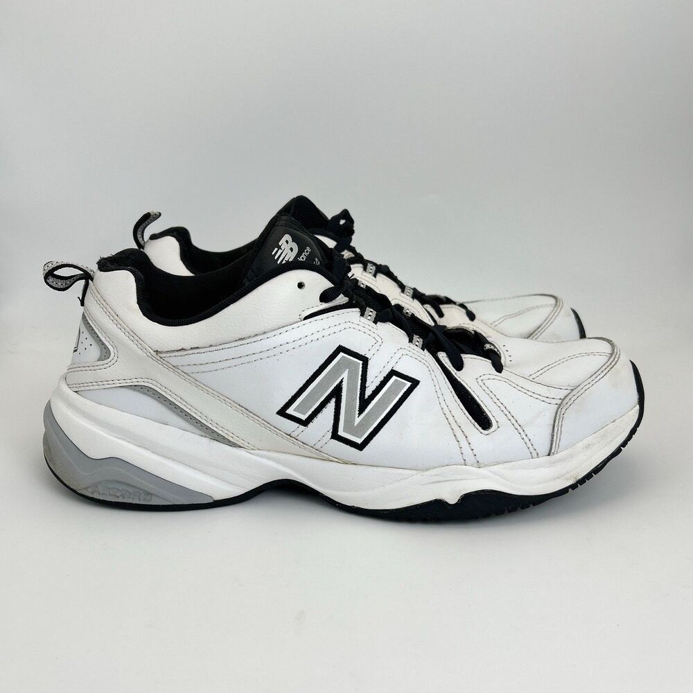 New Balance 608 V4 Cross Training Shoes Mens 11.5 White/Black Sneakers MX608CR4